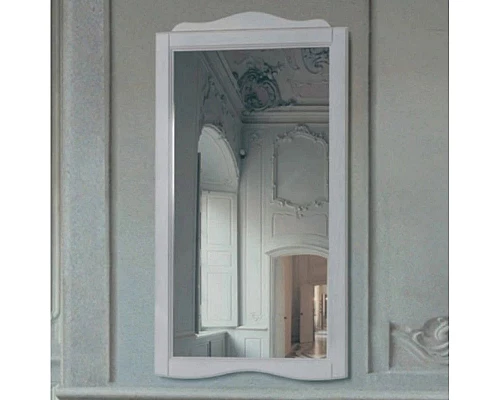 Купить Зеркало 63х110 см белый Tiffany World Veronica Nuovo VER1163-B в магазине сантехники Santeh-Crystal.ru