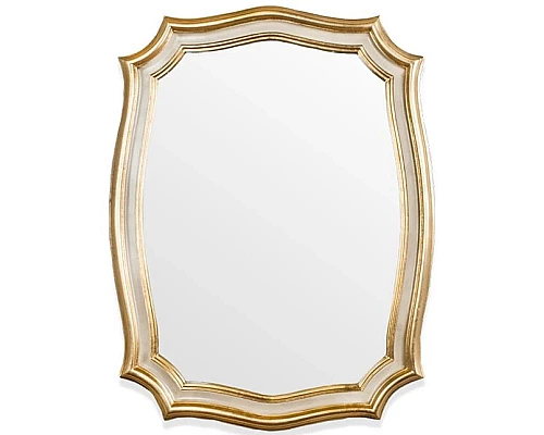 Приобрести Зеркало 64х84 см золото/слоновая кость Tiffany World TW02117oro/avorio в магазине сантехники Santeh-Crystal.ru