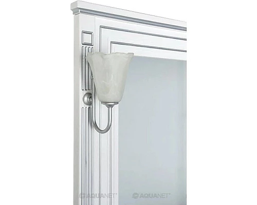 Приобрести Зеркало 120х96,3 см белый серебряная патина Aquanet Паола 00181768 в магазине сантехники Santeh-Crystal.ru