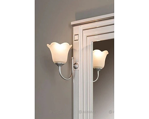 Заказать Зеркало 90х96,3 см белый серебряная патина Aquanet Паола 00181769 в магазине сантехники Santeh-Crystal.ru