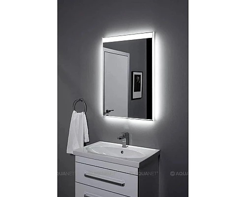 Заказать Зеркало с подсветкой 60х85 см Aquanet Палермо 00196641 в магазине сантехники Santeh-Crystal.ru