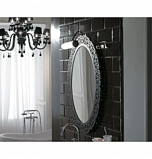 Зеркало 71 см античный металл Globo Paestum PASR38met.antico