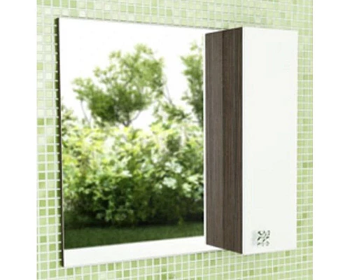 Заказать Зеркальный шкаф 79,6х75 см дуб солсбери/белый глянец Comforty Рио 00003126982 в магазине сантехники Santeh-Crystal.ru