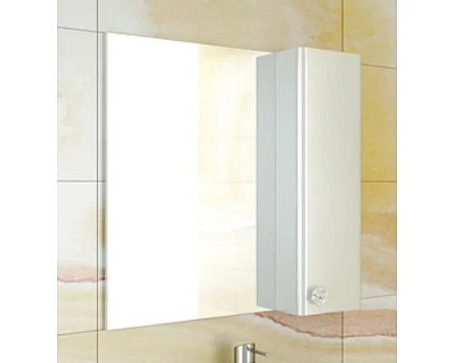 Заказать Зеркальный шкаф 70х75 см белый глянец Comforty Флоренция 00003130350 в магазине сантехники Santeh-Crystal.ru