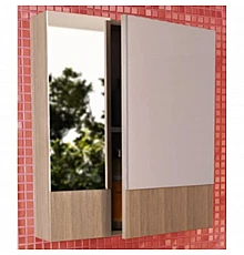Зеркальный шкаф 60х67 см сосна лоредо Comforty Ницца 00003120774