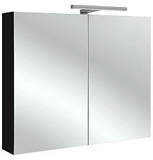 Зеркальный шкаф черный 80х65 см Jacob Delafon Odeon Up EB796RU-274