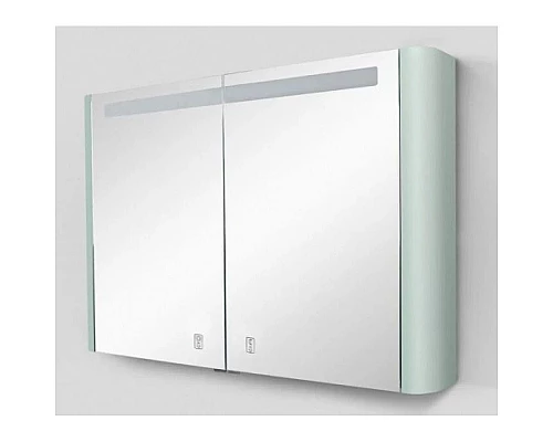 Купить Зеркальный шкаф 100х70 см мятный глянец Am.Pm Sensation M30MCX1001GG в магазине сантехники Santeh-Crystal.ru