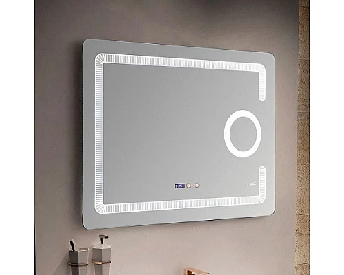 Приобрести Зеркало 80х60 см Melana MLN-LED093 в магазине сантехники Santeh-Crystal.ru