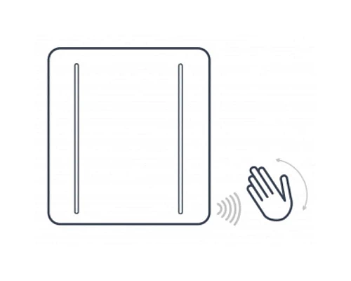 Купить Зеркало 88х83,3 см белый глянец Astra-Form Альфа 020306/020307 в магазине сантехники Santeh-Crystal.ru