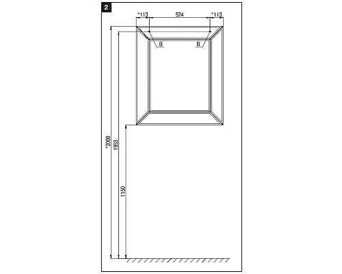 Купить Зеркало 75х85 см Roca America Evolution L ZRU9302950 в магазине сантехники Santeh-Crystal.ru