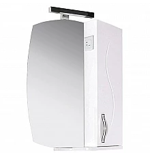 Зеркальный шкаф 60х80 см белый ASB-Mebel Грета