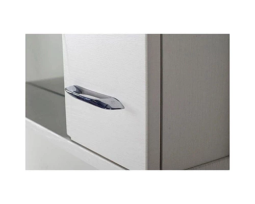 Купить Зеркальный шкаф 65х80 см белый ясень R ASB-Mebel Альфа в магазине сантехники Santeh-Crystal.ru