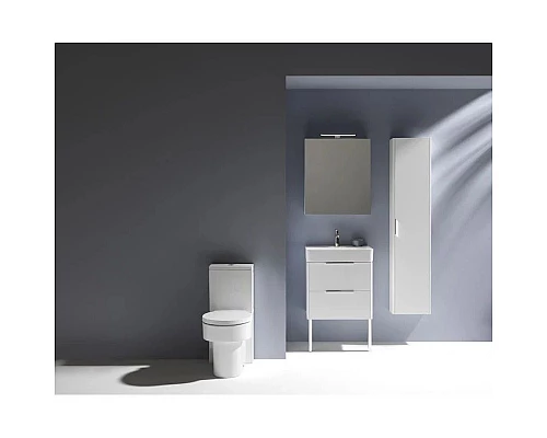 Заказать Зеркальный шкаф 60х70 см белый матовый R Laufen Base 4.0275.2.110.260.1 в магазине сантехники Santeh-Crystal.ru