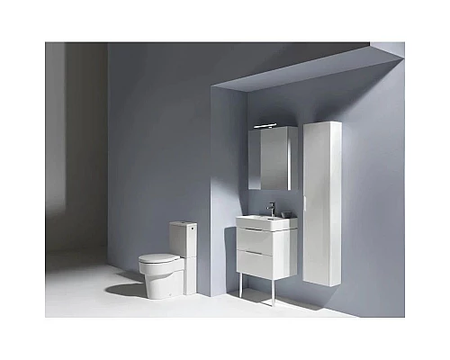 Заказать Зеркальный шкаф 60х70 см белый матовый R Laufen Base 4.0275.2.110.260.1 в магазине сантехники Santeh-Crystal.ru