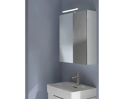 Заказать Зеркальный шкаф 60х70 см белый матовый R Laufen Base 4.0275.2.110.260.1 в магазине сантехники Santeh-Crystal.ru