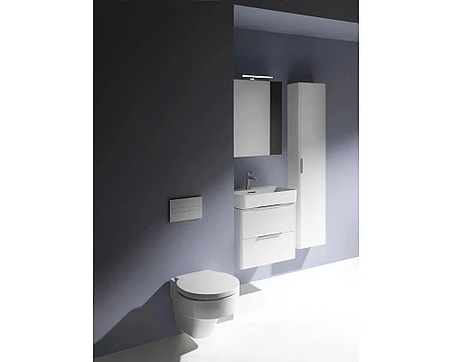 Заказать Зеркальный шкаф 60х70 см белый матовый R Laufen Base 4.0275.2.110.260.1 в магазине сантехники Santeh-Crystal.ru