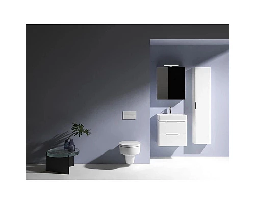 Заказать Зеркальный шкаф 60х70 см белый матовый R Laufen Base 4.0275.2.110.260.1 в магазине сантехники Santeh-Crystal.ru