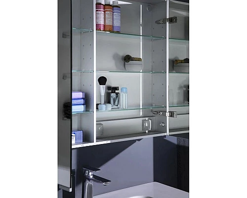 Купить Зеркальный шкаф 130х75 см Laufen Frame 25 4.0875.4.900.144.1 в магазине сантехники Santeh-Crystal.ru