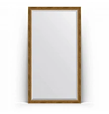 Зеркало напольное 108х198 см состаренная бронза с плетением Evoform Exclusive Floor BY 6143