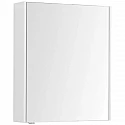 Зеркальный шкаф 59х75 см белый глянец R Aquanet Палермо 00203939 Зеркальный шкаф 59х75 см белый глянец R Aquanet Палермо 00203939