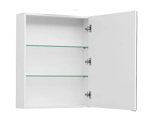 Заказать Зеркальный шкаф 59х75 см белый глянец R Aquanet Палермо 00203939 в магазине сантехники Santeh-Crystal.ru