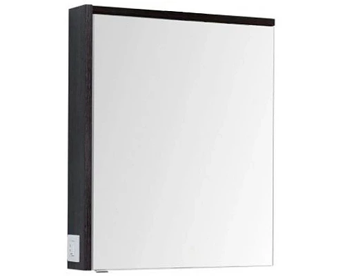 Заказать Зеркальный шкаф 69,5х85 см эвкалипт мистери/белый глянец R Aquanet Фостер 00202061 в магазине сантехники Santeh-Crystal.ru