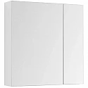 Зеркальный шкаф 85х87,3 см белый глянец L Aquanet Йорк 00202089