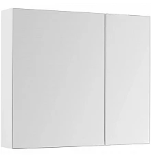 Зеркальный шкаф 100х87,3 см белый глянец L Aquanet Йорк 00202090