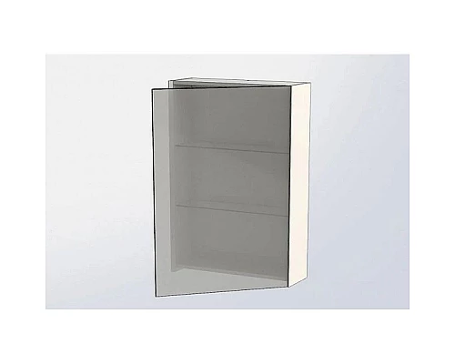 Купить Зеркальный шкаф 60х87,3 см орех R Aquanet Нью-Йорк 00203951 в магазине сантехники Santeh-Crystal.ru