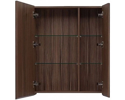 Купить Зеркальный шкаф 70х87,3 см орех L Aquanet Нью-Йорк 00203952 в магазине сантехники Santeh-Crystal.ru