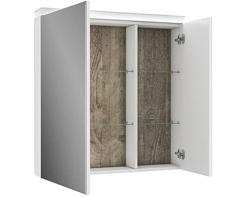 Заказать Зеркальный шкаф 81х84 см белый OWL 1975 Ragnar OW02.04.00 в магазине сантехники Santeh-Crystal.ru