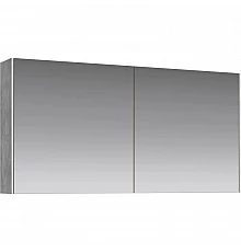 Зеркальный шкаф 120х60 см бетон светлый Aqwella 5 Stars Mobi MOB0412/ MOB0717BS/ Z