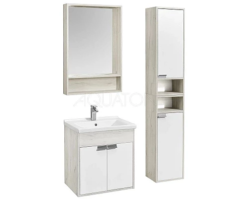 Приобрести Зеркало 60х91 см дуб крафт Акватон Флай 1A237602FA860 в магазине сантехники Santeh-Crystal.ru