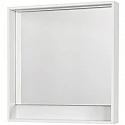 Зеркало белый глянец 80х85 см Акватон Капри 1A230402KP010