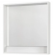 Зеркало белый глянец 80х85 см Акватон Капри 1A230402KP010