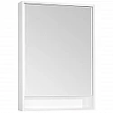 Зеркальный шкаф 60х85 см белый глянец Акватон Капри 1A230302KP010