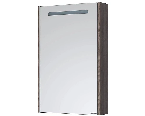 Купить Зеркальный шкаф 50х78 см дуб макиато Акватон Сильва 1A215502SIW5L в магазине сантехники Santeh-Crystal.ru