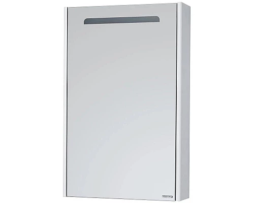 Купить Зеркальный шкаф 50х78 см дуб полярный Акватон Сильва 1A215502SIW7L в магазине сантехники Santeh-Crystal.ru