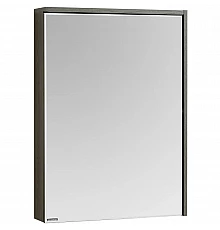 Зеркальный шкаф 60х83,3 см грецкий орех R Акватон Стоун 1A231502SXC80