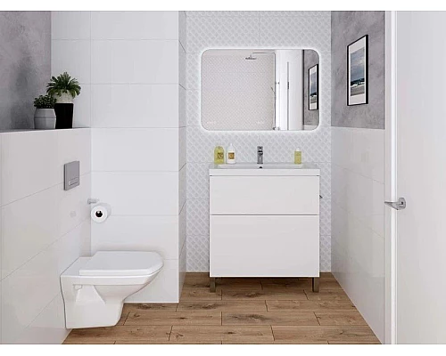 Заказать Зеркало 80х60 см Cersanit Design Pro LU-LED070x80-p-Os в магазине сантехники Santeh-Crystal.ru