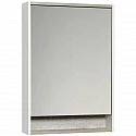 Зеркальный шкаф белый глянец/бетон пайн 60х85 см Акватон Капри 1A230302KPDA0