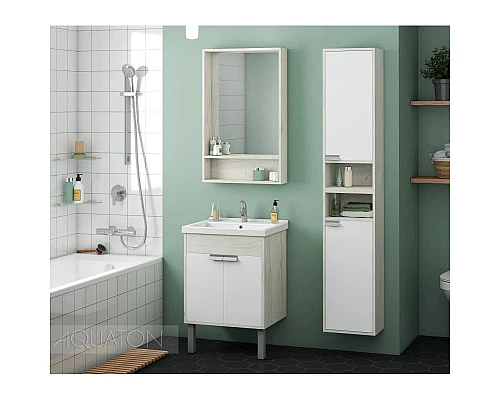 Приобрести Зеркало 60х91 см дуб крафт Акватон Флай 1A237602FA860 в магазине сантехники Santeh-Crystal.ru