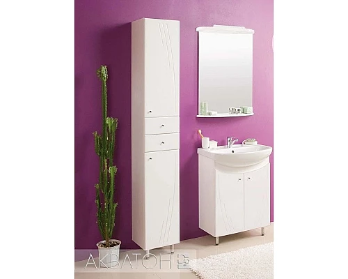 Заказать Зеркало 65х86 см белый глянец Акватон Минима 1A000502MN010 в магазине сантехники Santeh-Crystal.ru