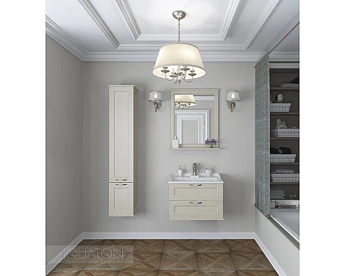 Заказать Зеркало 65х80,3 см дуб бежевый Акватон Леон 1A187102LBPR0 в магазине сантехники Santeh-Crystal.ru