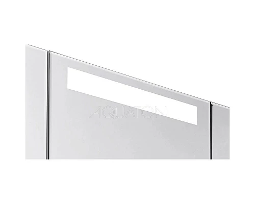 Купить Зеркальный шкаф 120х75 см белый глянец Акватон Мадрид 1A113402MA010 в магазине сантехники Santeh-Crystal.ru