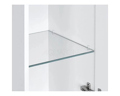 Купить Зеркальный шкаф 120х75 см белый глянец Акватон Мадрид 1A113402MA010 в магазине сантехники Santeh-Crystal.ru