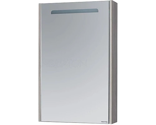 Купить Зеркальный шкаф 50х78 см дуб фьорд Акватон Сильва 1A215502SIW6L в магазине сантехники Santeh-Crystal.ru