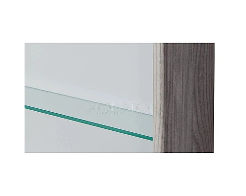 Купить Зеркальный шкаф 50х78 см дуб фьорд Акватон Сильва 1A215502SIW6L в магазине сантехники Santeh-Crystal.ru