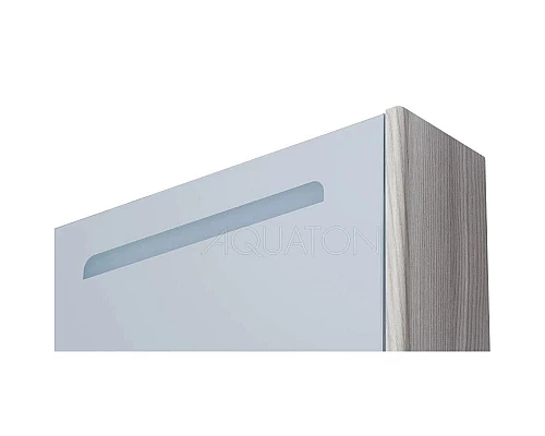 Купить Зеркальный шкаф 50х78 см дуб фьорд Акватон Сильва 1A215502SIW6L в магазине сантехники Santeh-Crystal.ru