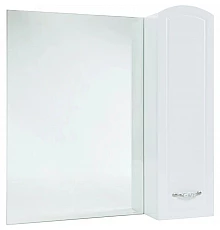 Зеркальный шкаф 78х80 см белый глянец R Bellezza Амелия 4610313001012